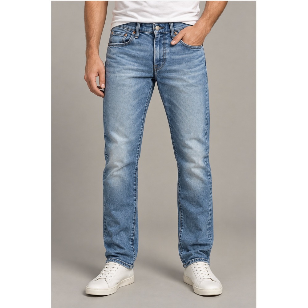American Eagle Slim Jeans 29x32 Blue Flex Denim Casual Everyday Streetwear